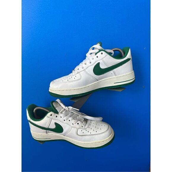 Nike Air Force 1 '07 Pine Green White Men Size 7.5 SKU 315122-134 2009 - Picture 1 of 6